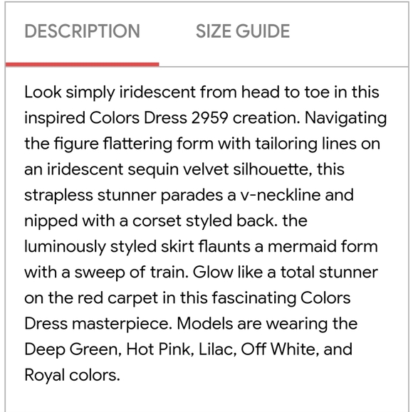 Colors size 6 Dark Green Sequin Velvet Mermaid Prom Gown - Picture 11 of 14